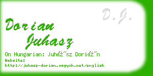 dorian juhasz business card